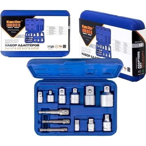 1/4" + 3/8" + 1/2" + 3/4" Dr. Adapter set 12pcs.