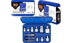 1/4" + 3/8" + 1/2" + 3/4" Adapterių rinkinys 12vnt.