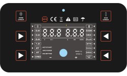 SUPER PASIŪLYMAS! Pusautomačio KOMPLEKTAS FORBY® MIG 210FX LED (sinerginis) + CO2 balionas 5l su priedais