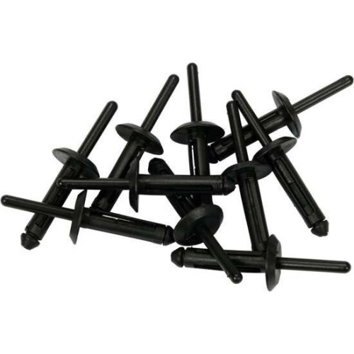 Kniedės plastikinės 10 vnt. - 5.0 x 17.2 mm