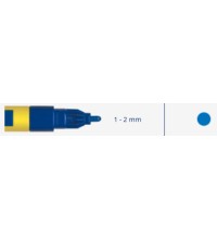 Bleispitz Industrial paint markers - fine 1-2mm 3ml -  Mėlyna 