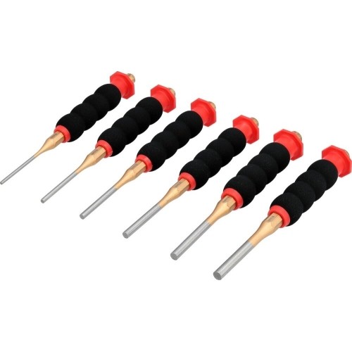 Pin punch set 6pcs