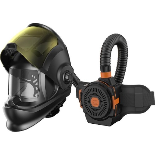 Welder's helmet FORBY® E9 with PAPR air filtration system
