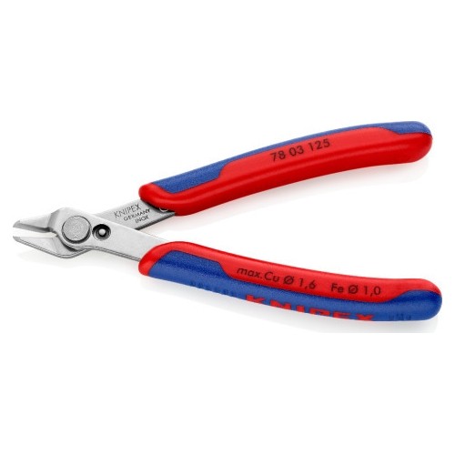 Precizinės elektronikos kirpimo replės 125mm KNIPEX