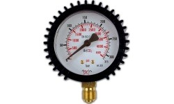 Slėgio matuoklis ⌀ 63 mm, skirtas TURBO argono/CO₂ reduktoriui (MIX) - 315 barų cilindras