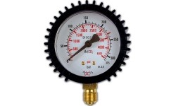 Slėgio matuoklis ⌀ 63 mm, skirtas TURBO argono/CO₂ reduktoriui (MIX) - 315 barų cilindras