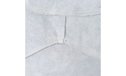 Welding apron, white, leather