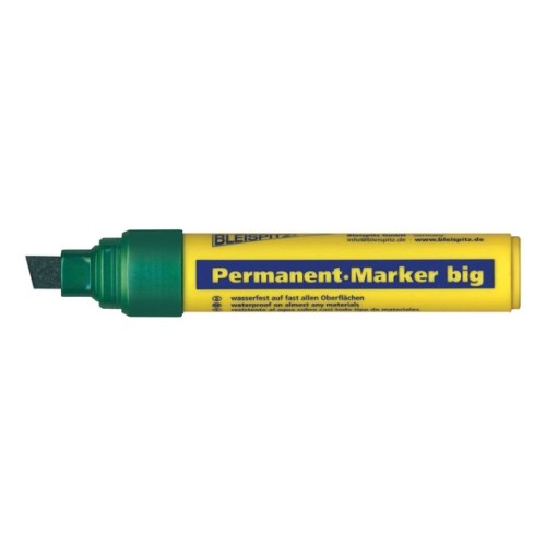 Permanent marker, crossed 4-12mm, 1pcs -  Žalia 