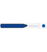 Kreidelė be etiketės, universalios, padangų žymėjimui, Ø12mm, 120mm - Blue