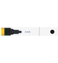 Marker, industrial 4mm, 8ml, 1pc -  Juoda 