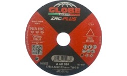 Pjovimo diskas Globe 125x22.2, juodam metalui - 1.6mm