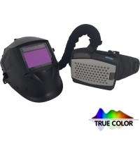Welding panel Sherman-profi V4, TRUE COLOR, self-darkening, with PAPR air supply system