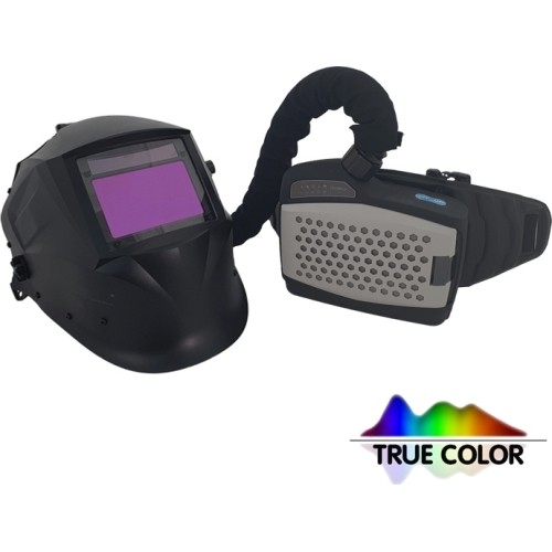 Welding panel Sherman-profi V4, TRUE COLOR, self-darkening, with PAPR air supply system