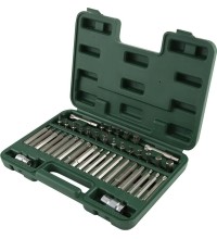 Screwdriver bit set 42pcs (IMBUS, TORX,SPLINE)
