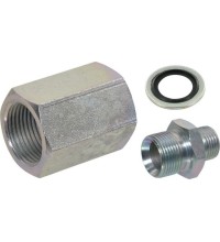 Universal joint for hydraulic equipment 1/4"-3/8"