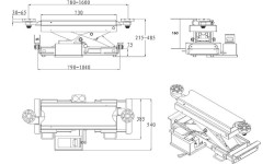 The second lifting trolley (pneumatic) 3t