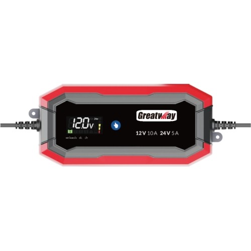Battery charger LCD 12/24V 10A 240Ah