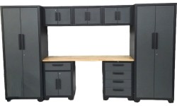 Garage cabinet combo