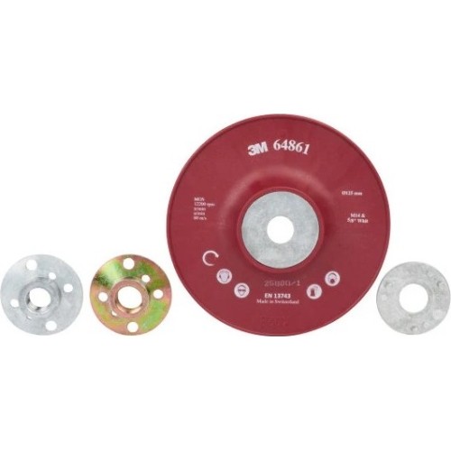 Atraminis padas 3M fibro diskams 125mm M14