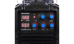 Inverter welder DUALMIG 210 S4 with wheels and cylinder shelf