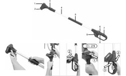 Li-ion Cordless Hand Saw 20V with extension rod