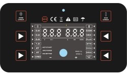 SUPER PASIŪLYMAS! Pusautomačio KOMPLEKTAS FORBY® MIG 210FX LED (sinerginis) + CO2 balionas 8l su priedais