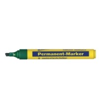 Marker, permanent, crossed 1-5mm, 1pc -  Žalia 