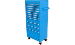 Tool trolley No 7 14 drawers, blue