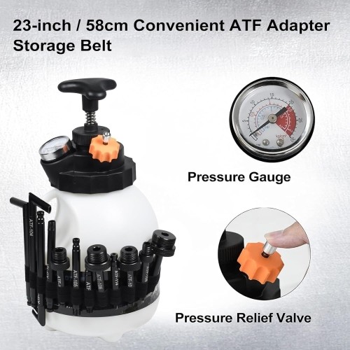 Manual transmission oil pump with ATF filler system