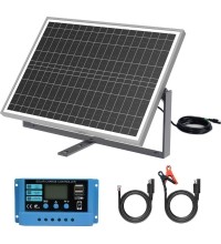 Solar panel 25W, 12V with accessories