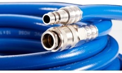 PVC air hose with quick couplers Ø10 x 16mm - Ø10 x 16mm, 15m