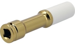 Prailginta smūginė galvutė 1/2'' plonasienė su apsauga L150mm - 19 mm