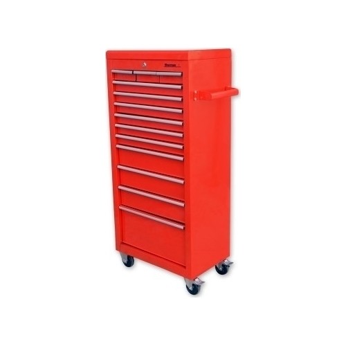 Tool trolley No 7 14 drawers, red