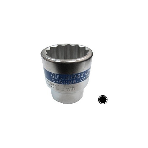 1/4" + 1/2" Galvučių rinkinys 108vnt. 12-kampės
