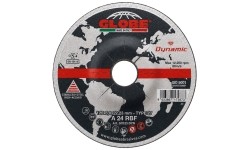 Šlifavimo diskas Globe 125x22.2 Dynamic, juodam ir nerūd. plienui - 6.0 mm 
