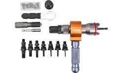 Riveter drill adapter 3in1 with heads M3-M12 set