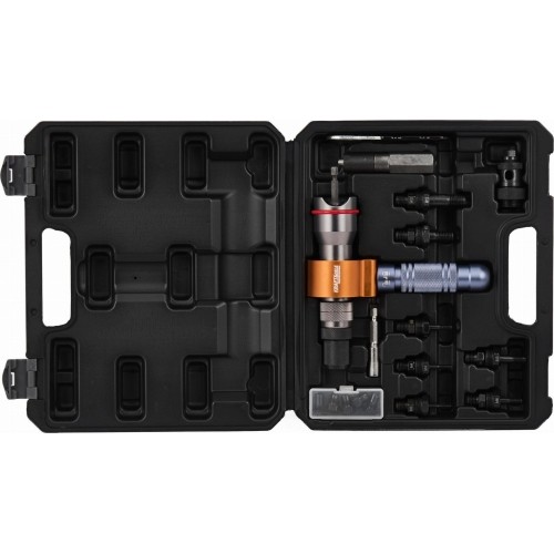 Riveter drill adapter 3in1 with heads M3-M12 set