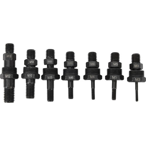 Kniediklio adapteris 3in1 srieginėms kniedėms M3-M12 suktuvui/gręžtuvui