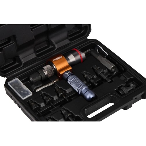 Kniediklio adapteris 3in1 srieginėms kniedėms M3-M12 suktuvui/gręžtuvui