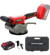 Li-ion Cordless vacuum vibrating leveling machine for tiles 20V 2.0Ah in plastic box