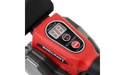 Akumuliatorinis vibracinis įrankis plytelėms su plastikine dėže WORCRAFT 20V 2.0Ah