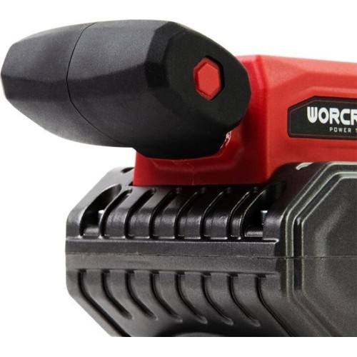Akumuliatorinis vibracinis įrankis plytelėms su plastikine dėže WORCRAFT 20V 2.0Ah