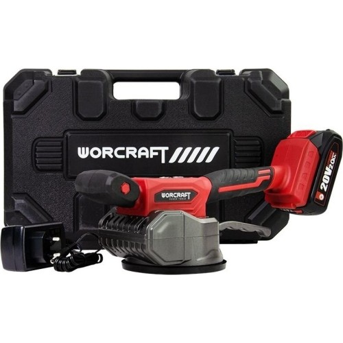 Li-ion Cordless vacuum vibrating leveling machine for tiles 20V 2.0Ah in plastic box