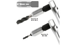 Adjustable tap socket M4-M14