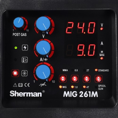 Inverterinis suvirinimo aparatas Sherman MIG 261M/4R