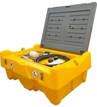 Mobili kuro talpykla 200L (plastikinė) su pompa 12V DCTP40 (automatiniu pistoletu ir filtru)