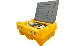 Mobili kuro talpykla 200L (plastikinė) su pompa 12V DCTP40 (automatiniu pistoletu ir filtru)