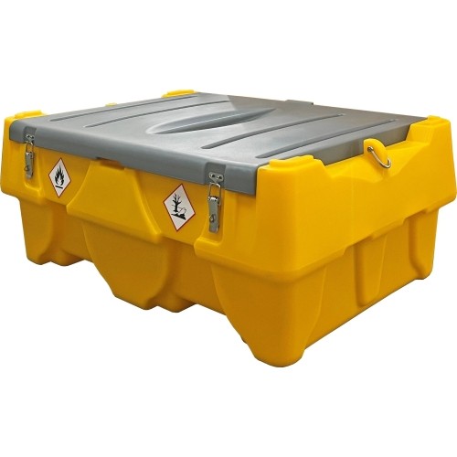 Portable fuel transfer tank 200L DTK200 with 12V pump (automatic nozzle with filter, EU plug)