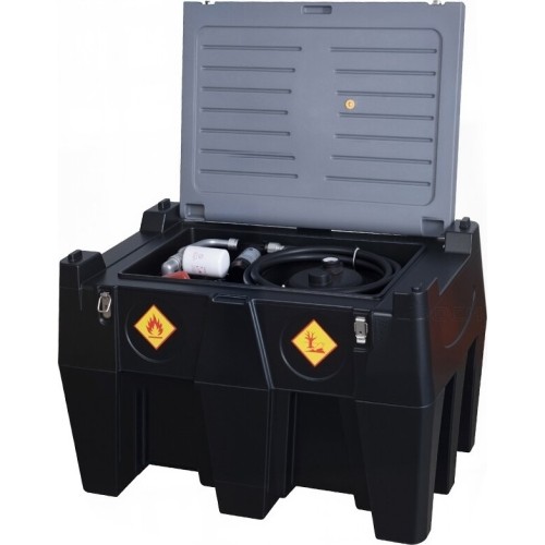 Mobili kuro talpykla 440L (plastikinė) su pompa 12V DCTP40 (automatiniu pistoletu)