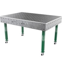 Welding table SMART - 1500x1000mm - Φ16 - 100x100mm - On wheels